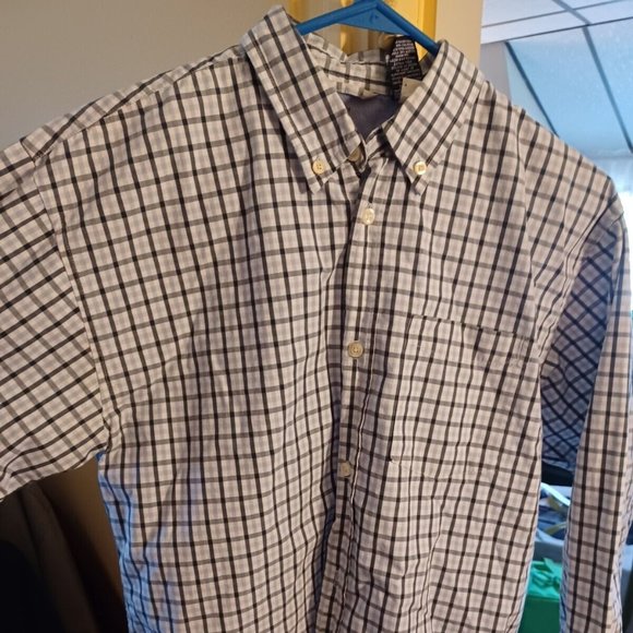 GAP Blue Boys XXLarge Button Up Long Sleeve Oxford Shirt B7 19 - Picture 1 of 11